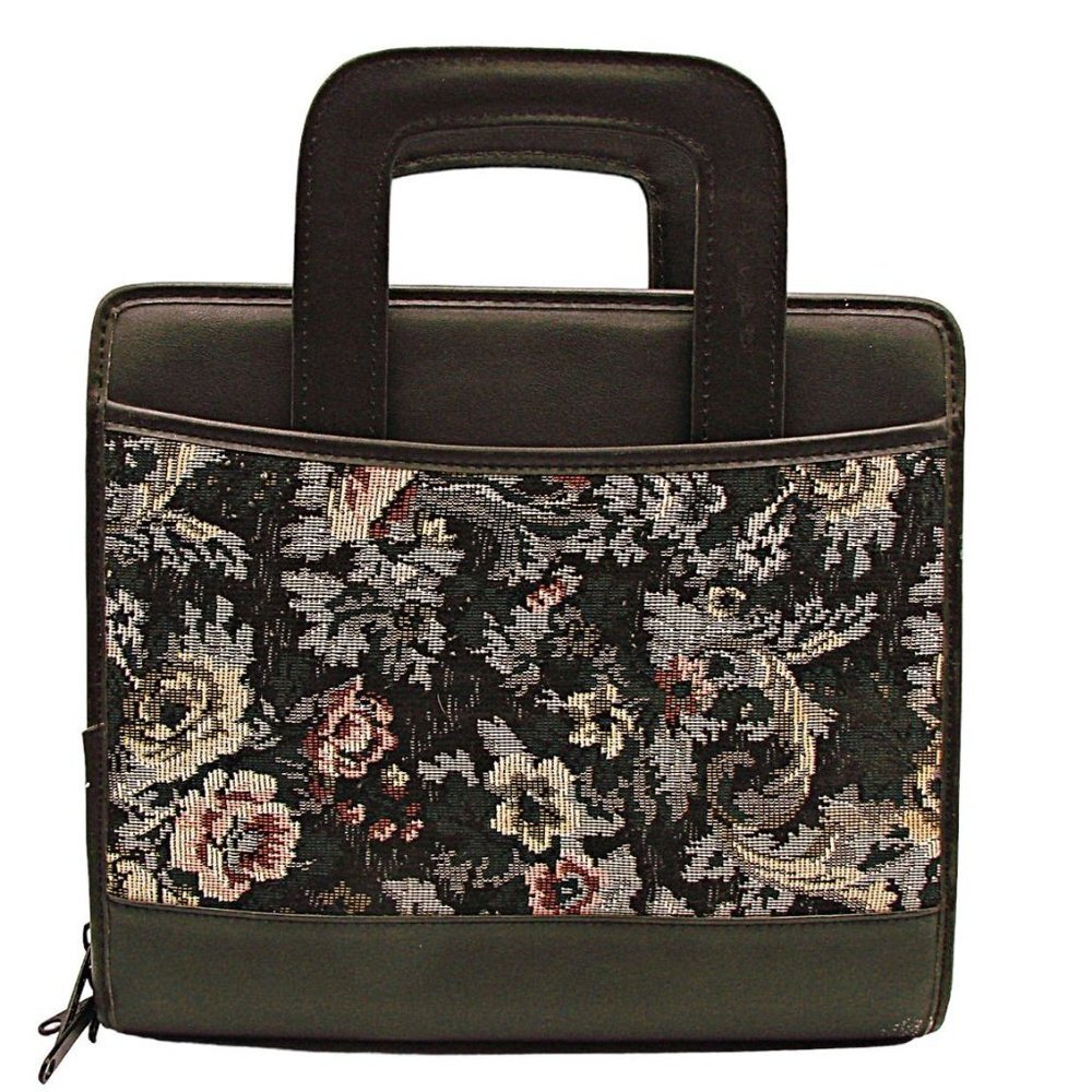 APEGO Millennium Collection Business Portfolio Organizer Planner Briefcase Flora